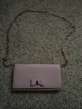 Ted Baker Pink Bow Crossbody Wallet